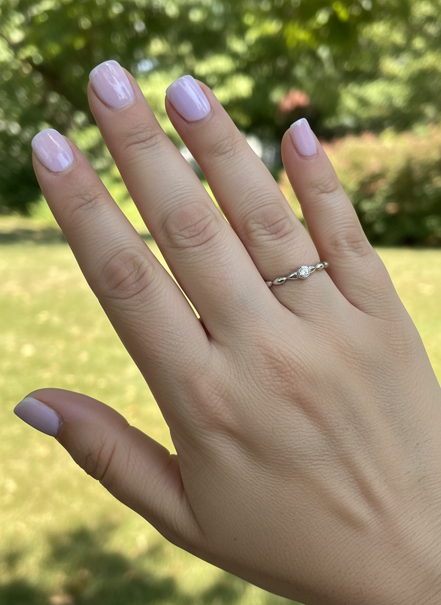 Sterling Silver CZ Thin Solitaire Stackable Ring, 3mm | SilverCloseOut