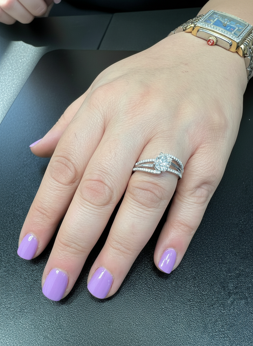 Sterling Silver CZ Fancy Bypass Ring | SilverCloseOut