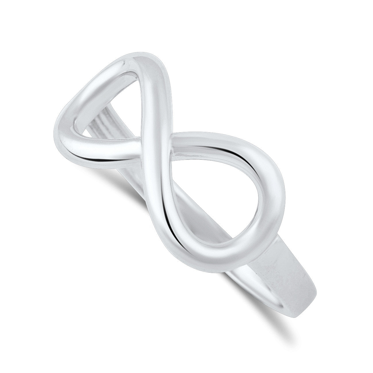 Sterling Silver Infinity Stackable Ring 2mm - SilverCloseOut - 1
