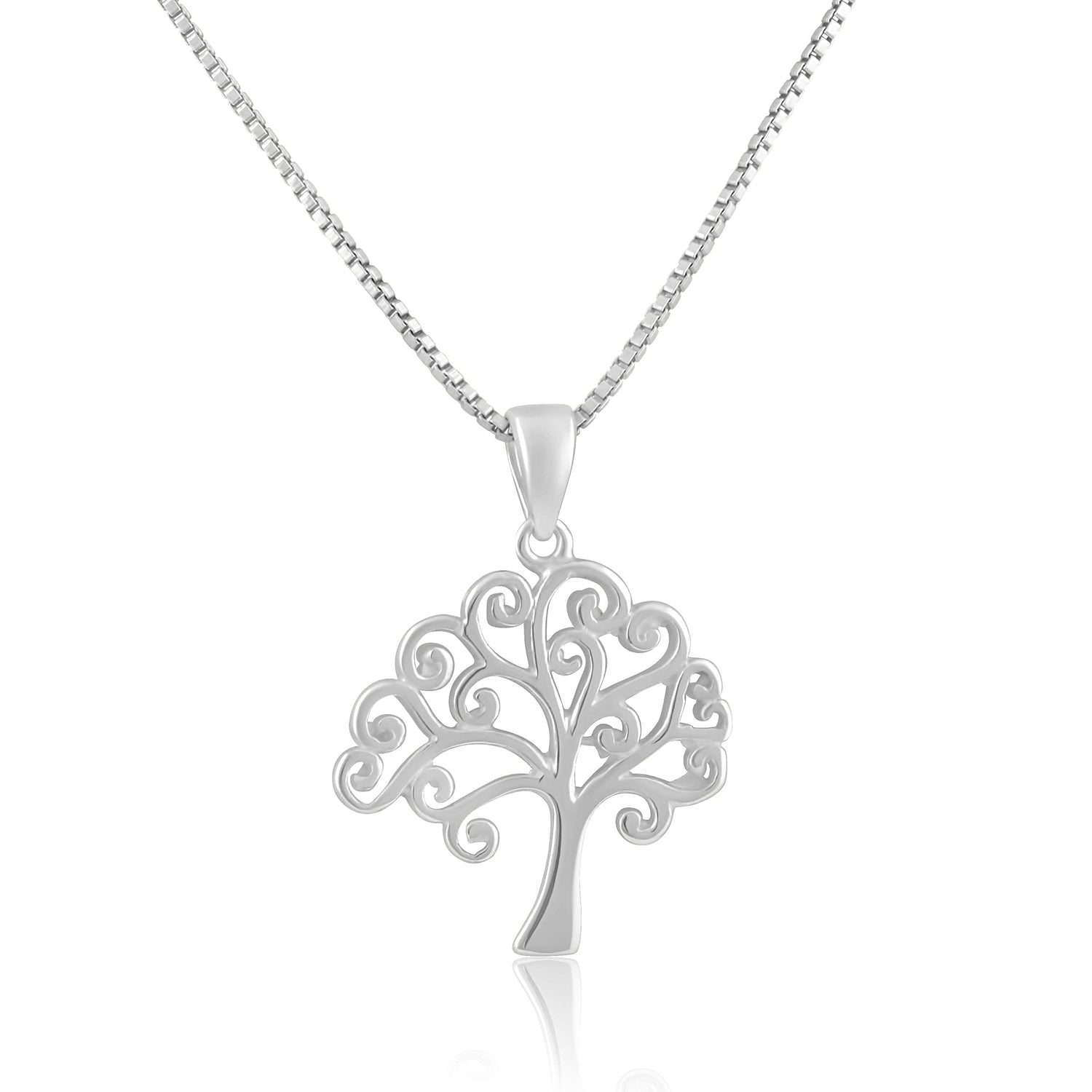 Sterling Silver 925 Sterling Silver Women's Small Celtic Tree of Life Necklace Silver Girls
