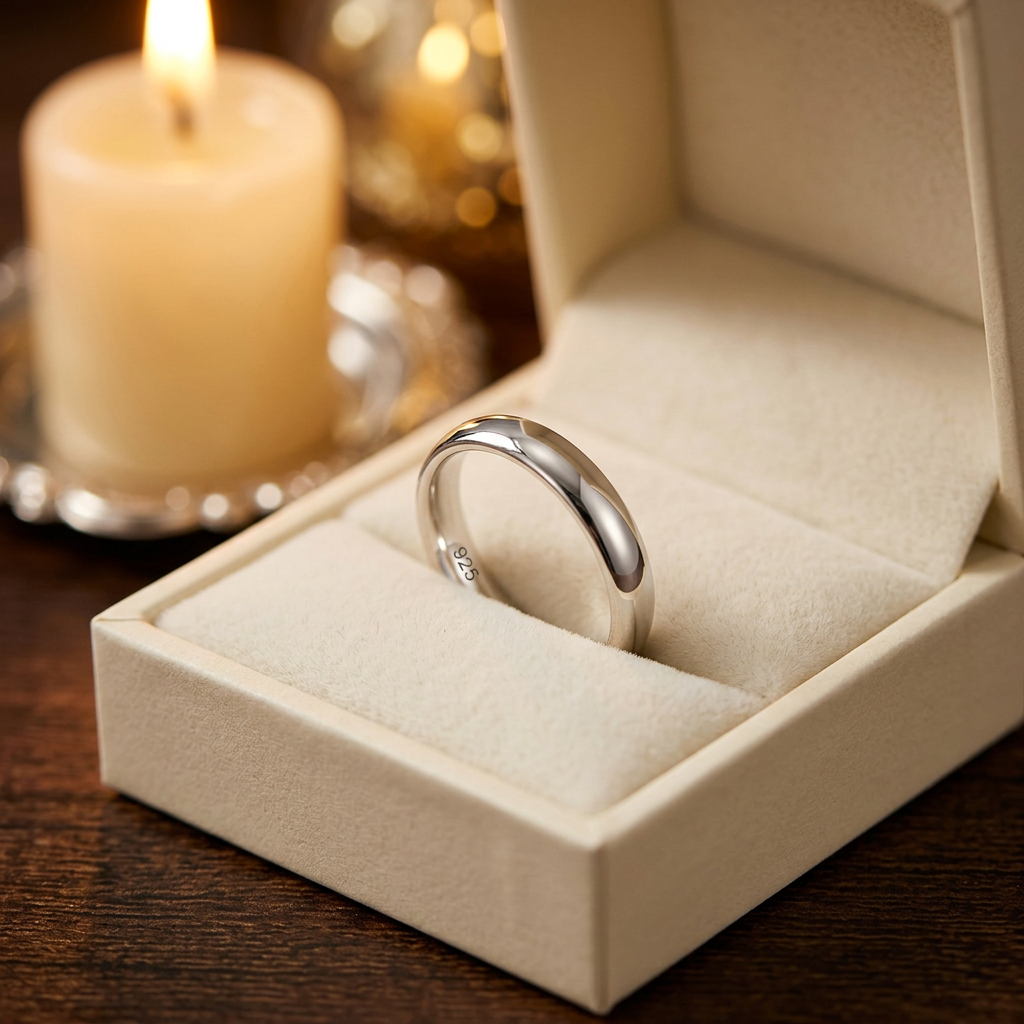 Sterling Silver 2.5mm Classic Dome Comfort Fit Wedding Band Ring, Unisex life3