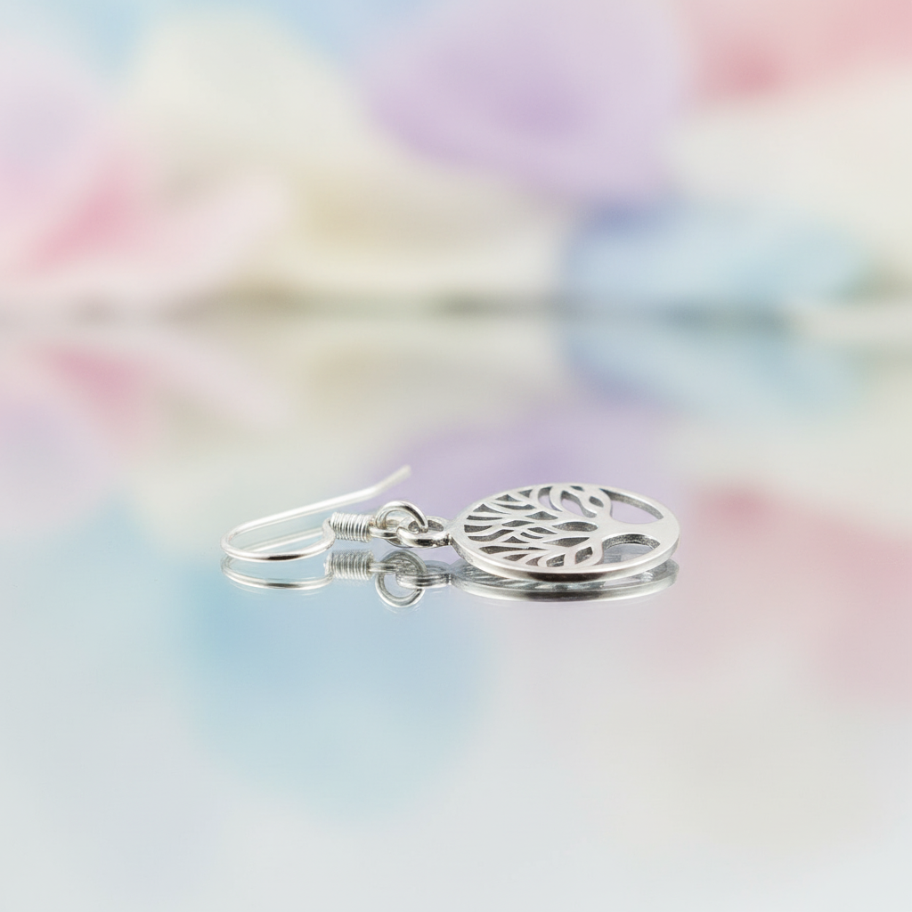 Sterling Silver Women's Dangling Celtic Tree Of Life Earrings | SilverCloseOut