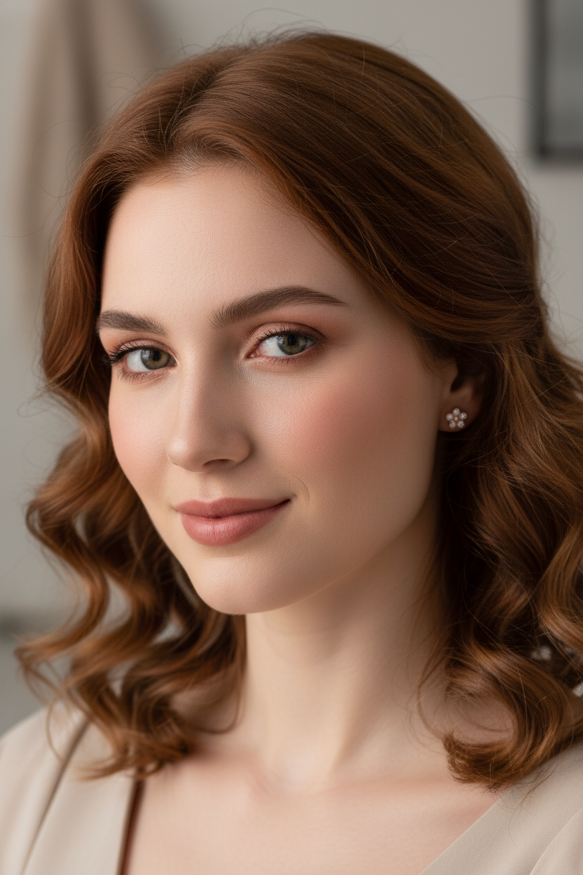 Rose Gold Vermeil Sterling Silver Ladies Tiny Flower CZ Stud Earrings