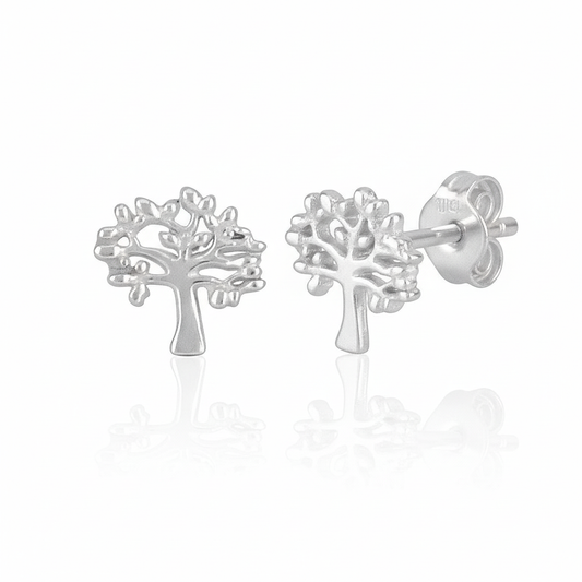 Sterling Silver Celtic Tree of Life Stud Earrings | SilverCloseOut