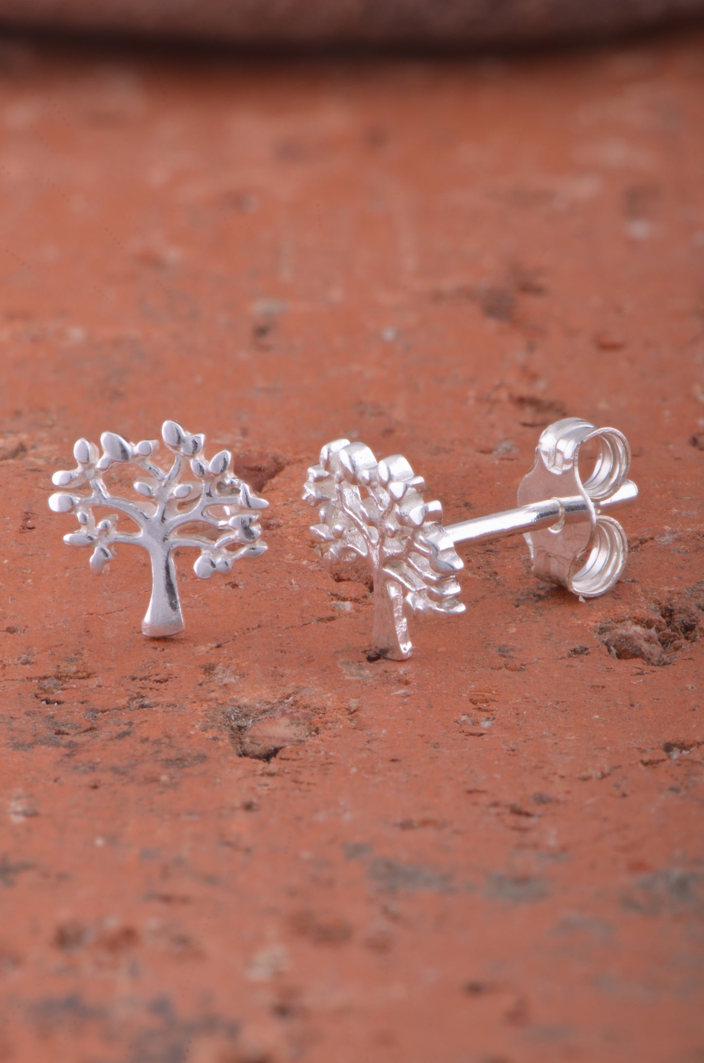 Sterling Silver  Celtic Tree of Life Stud Earrings