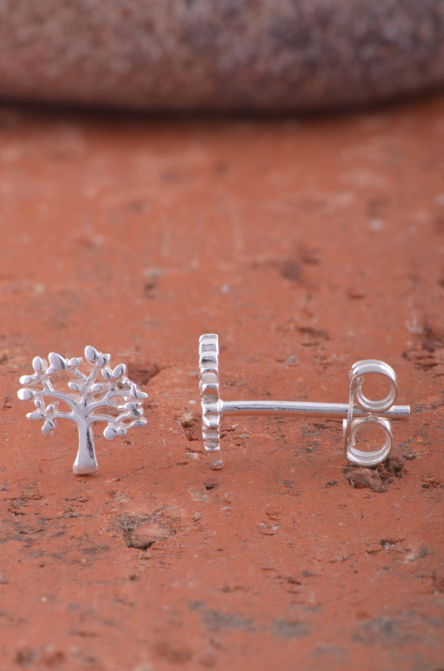 Sterling Silver  Celtic Tree of Life Stud Earrings