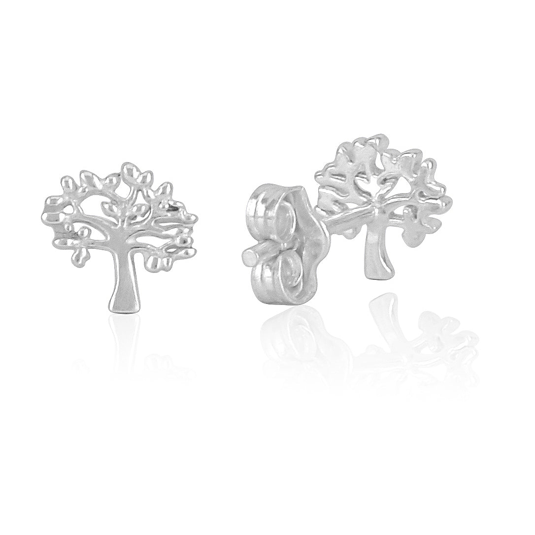 Sterling Silver  Celtic Tree of Life Stud Earrings