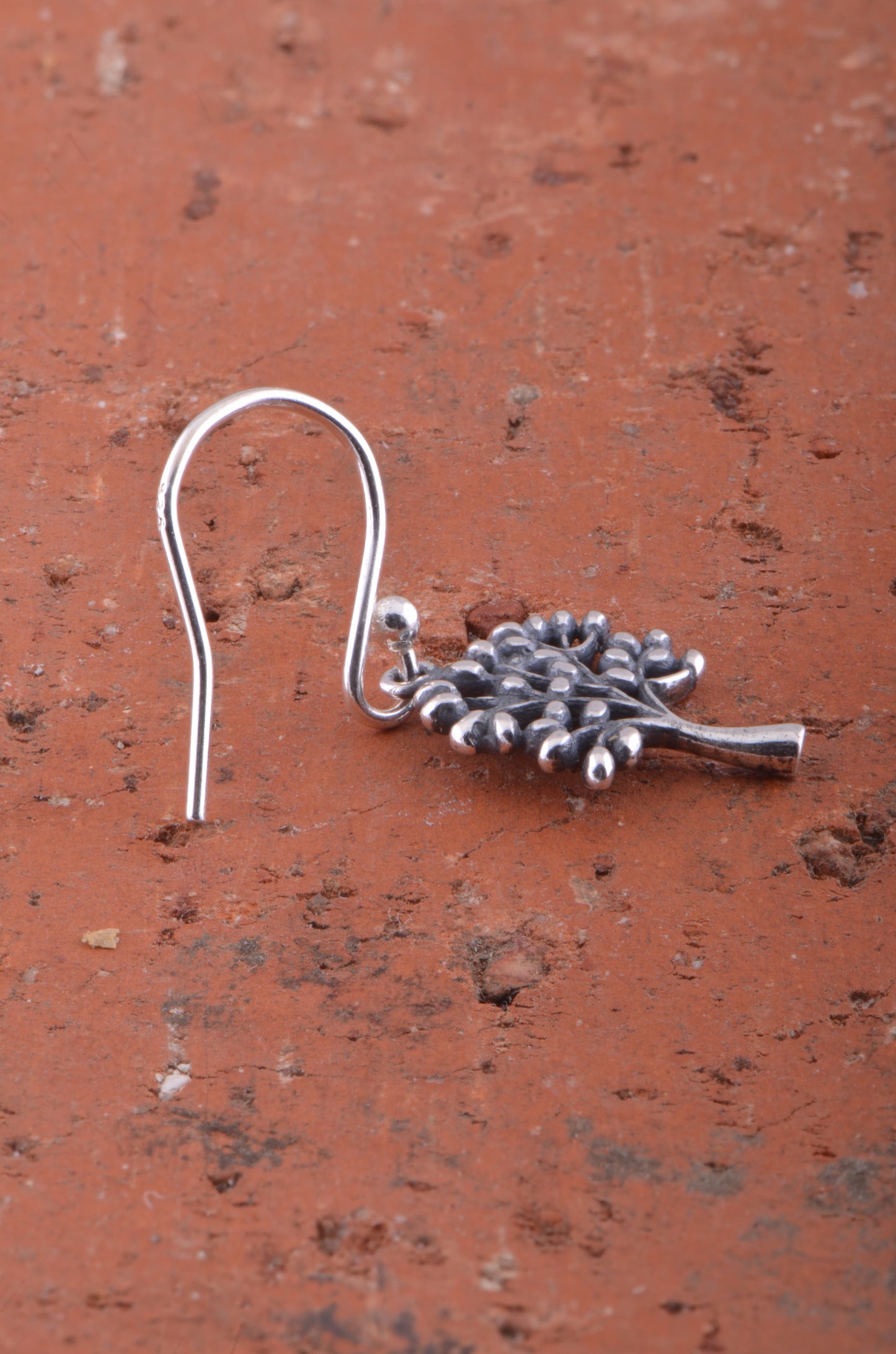 Sterling Silver Girls Dainty Tree of life Dangle Earrings