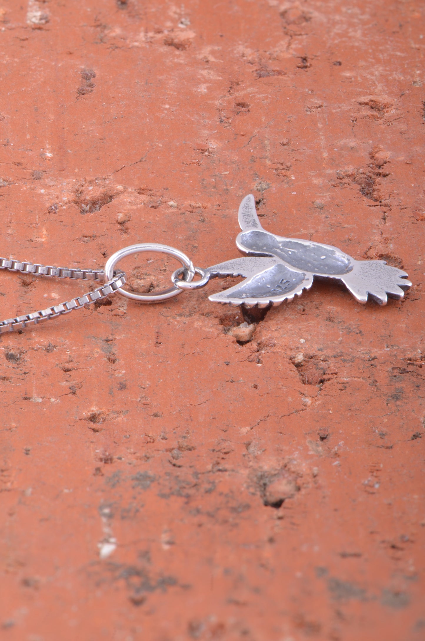 Sterling Silver Hummingbird Necklace | SilverCloseOut