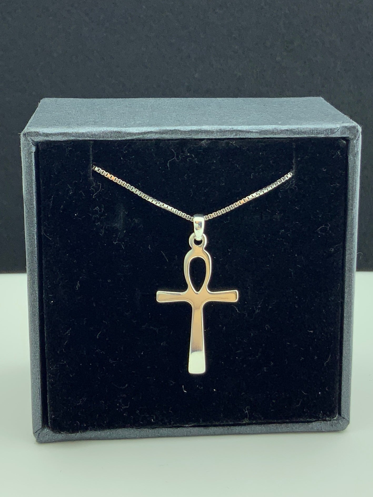 Sterling Silver Egyptian Cross Ankh Necklace