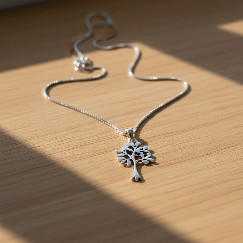 Sterling Silver Celtic Tree of Life Necklace