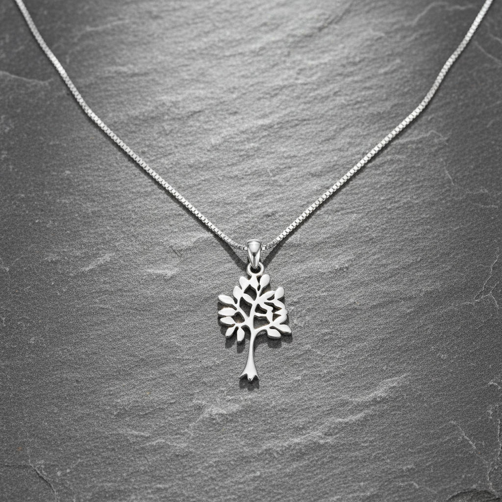 Sterling Silver Celtic Tree of Life Necklace