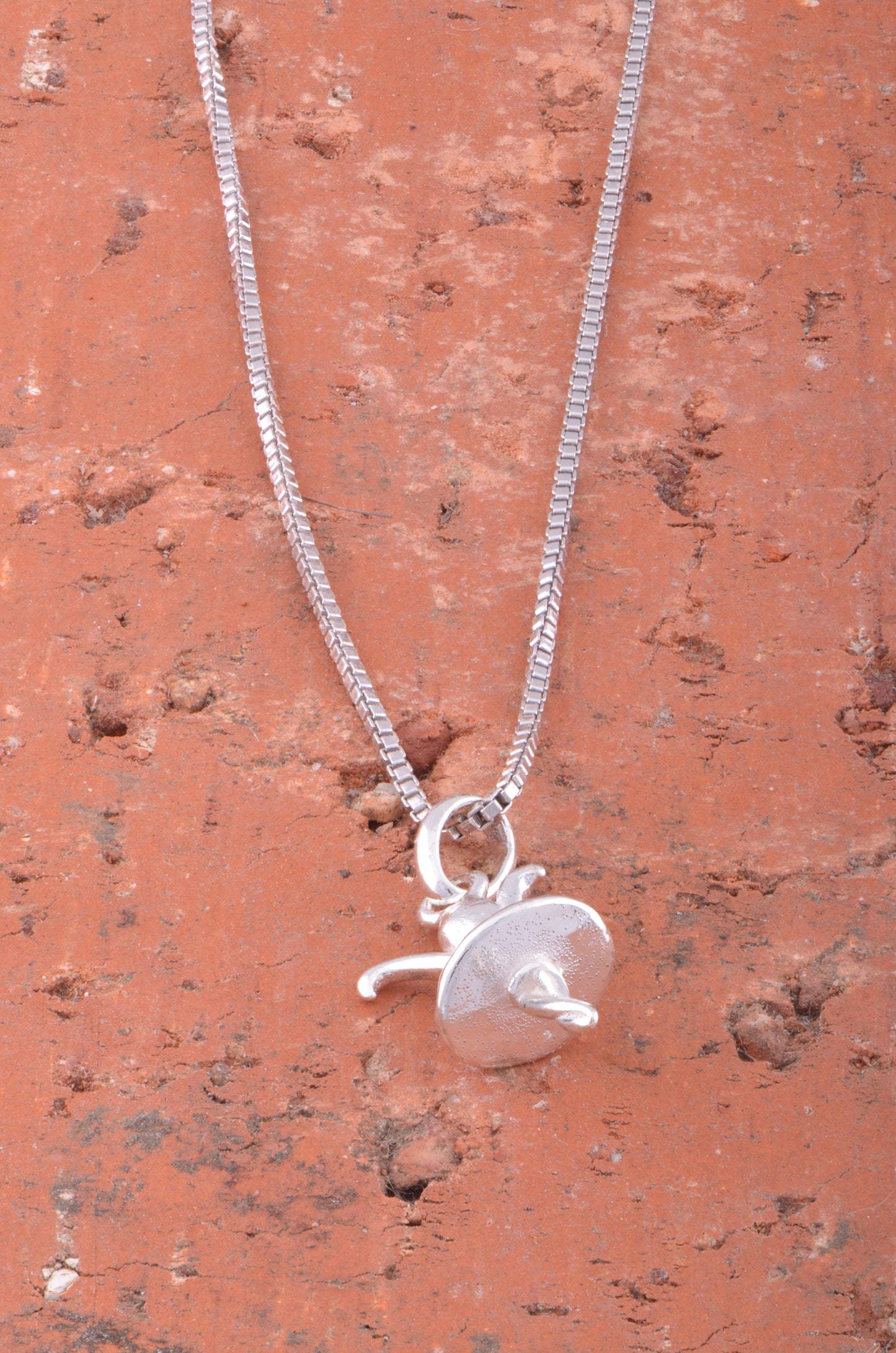 Sterling Silver Women's Small Dancing Young Girl Ballerina Dancer Charm Necklace