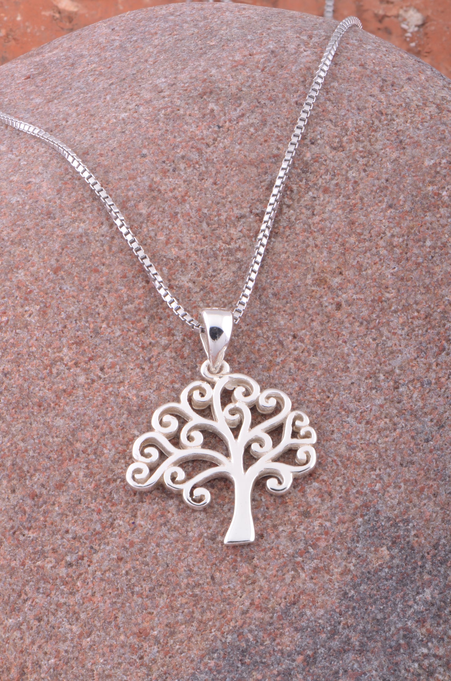 SilverCloseOut 925 Sterling Silver Women's Small Celtic Tree of Life Necklace Silver Girls Tree of Life Charm Necklace