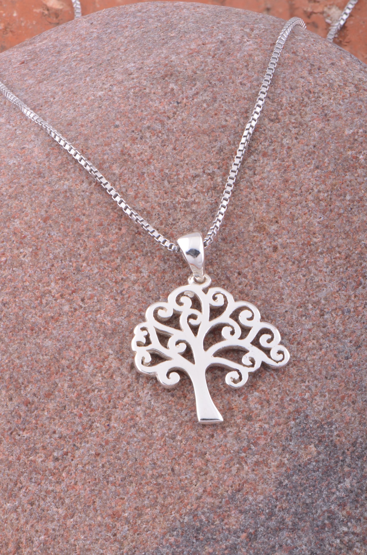 SilverCloseOut 925 Sterling Silver Women's Small Celtic Tree of Life Necklace Silver Girls Tree of Life Charm Necklace