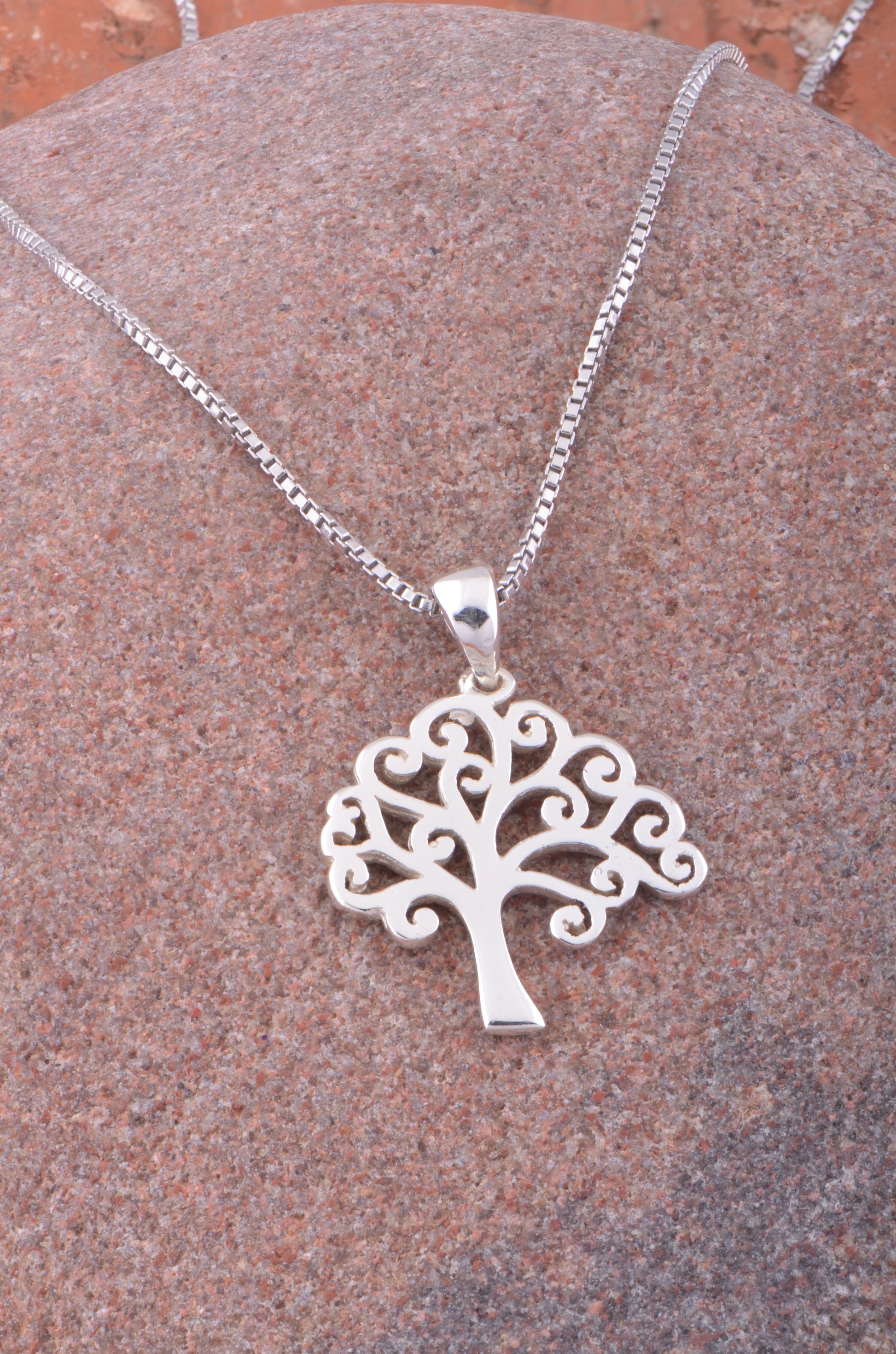 SilverCloseOut 925 Sterling Silver Women's Small Celtic Tree of Life Necklace Silver Girls Tree of Life Charm Necklace