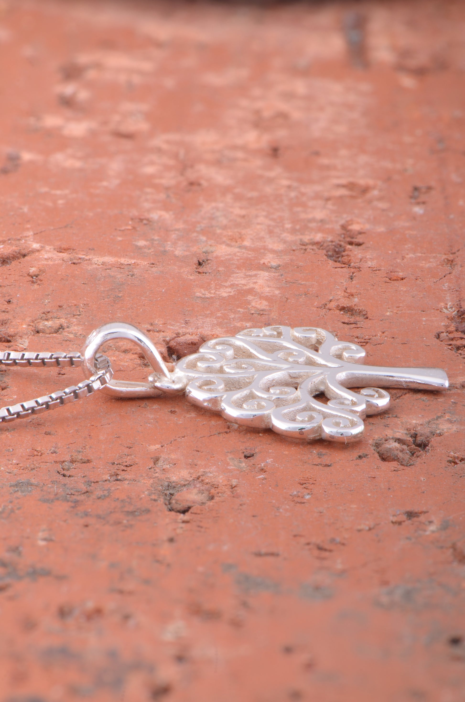 SilverCloseOut 925 Sterling Silver Women's Small Celtic Tree of Life Necklace Silver Girls Tree of Life Charm Necklace