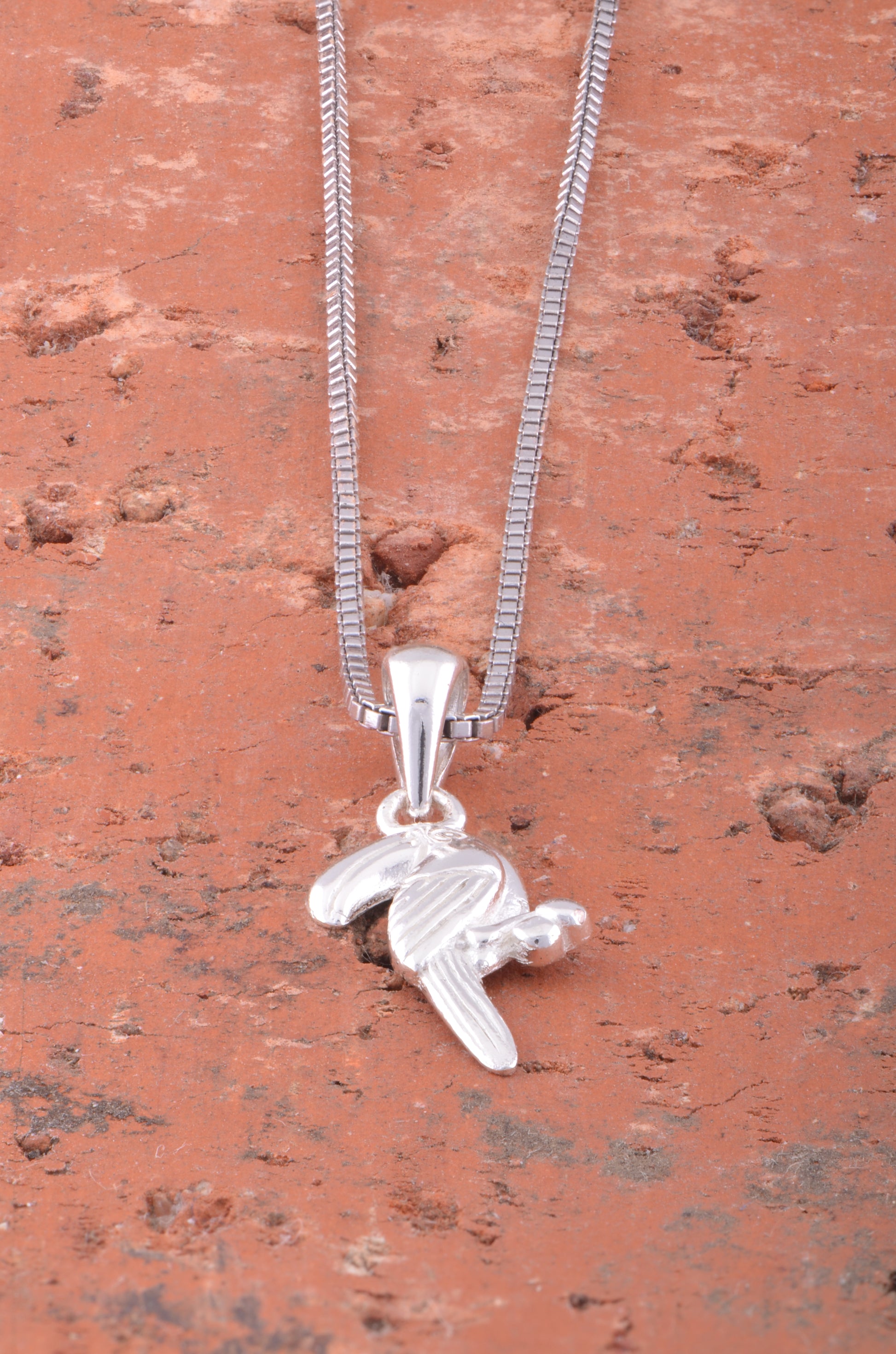 Sterling Silver Women's Toucan Necklace Silver Girls Toucan Bird Charm Necklace