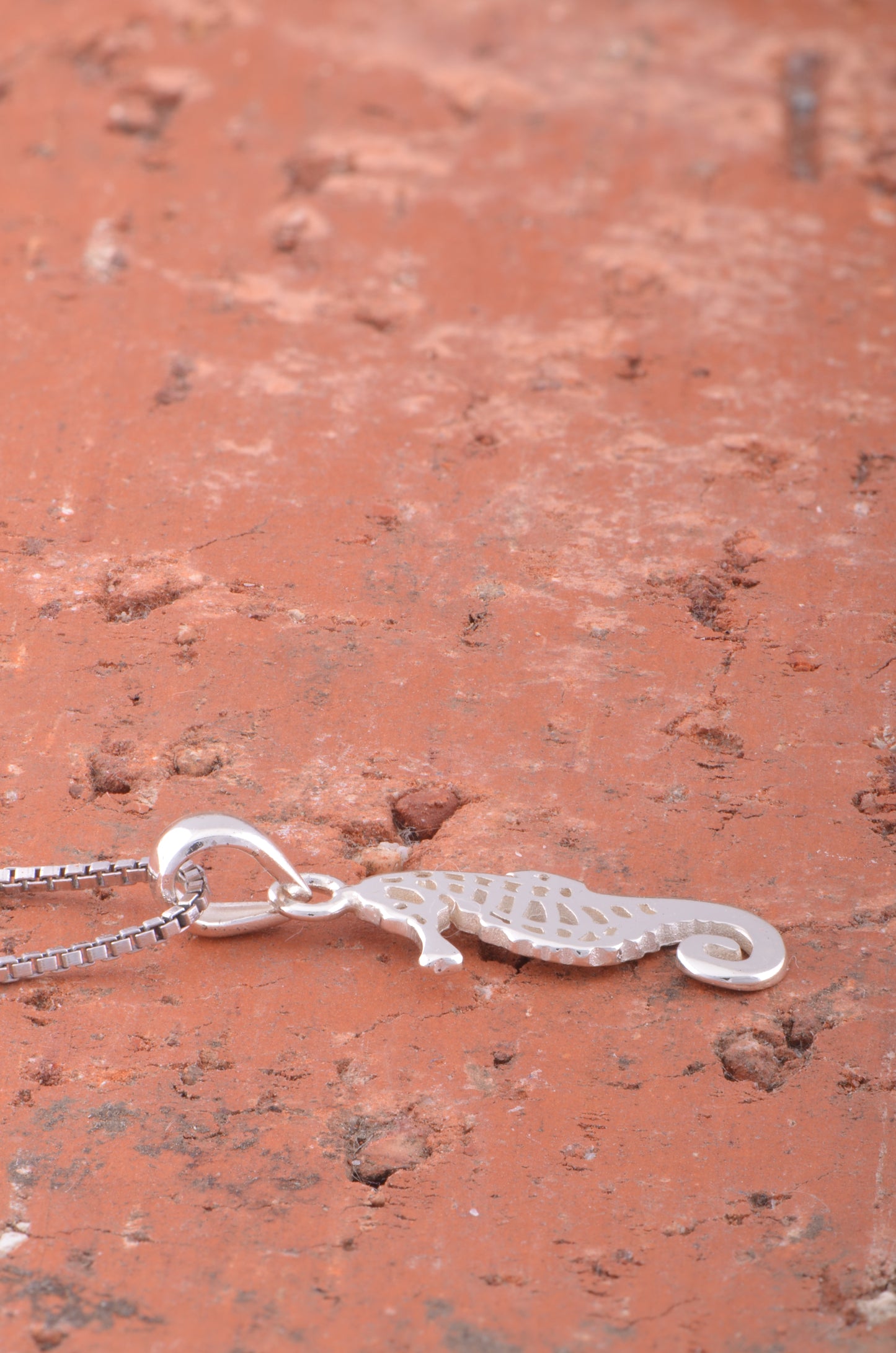 Sterling Silver Women's SeaHorse Necklace Silver Girls SeaHorse Charm Necklace