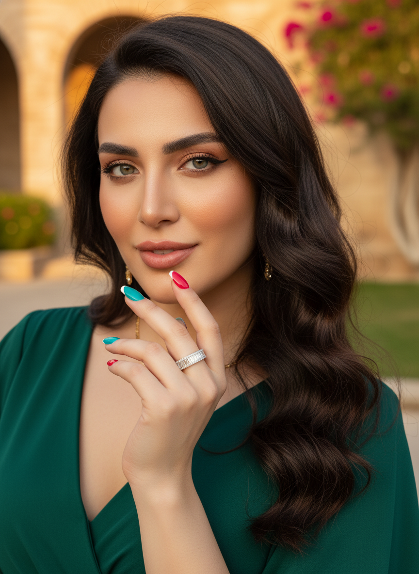 White Gold Over Sterling Silver Womens Wide Simulated Diamond Baguette Eternity Ring