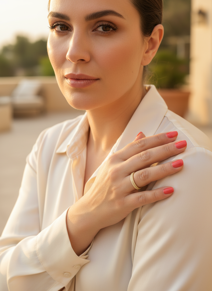 White Gold Over Sterling Silver Womens Wide 3 Row CZ Eternity Band Ring