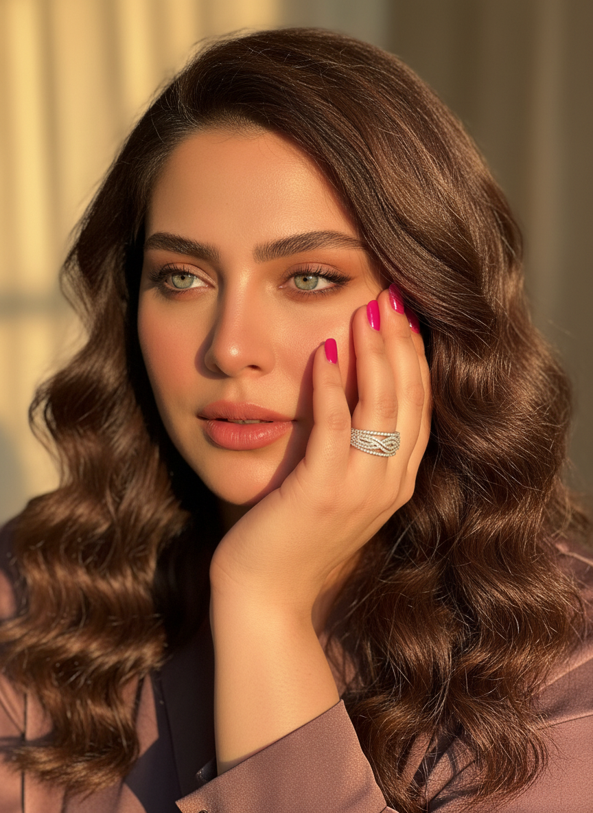 White Gold Over Sterling Silver Womens Cz Wide Infinity Braid Ring