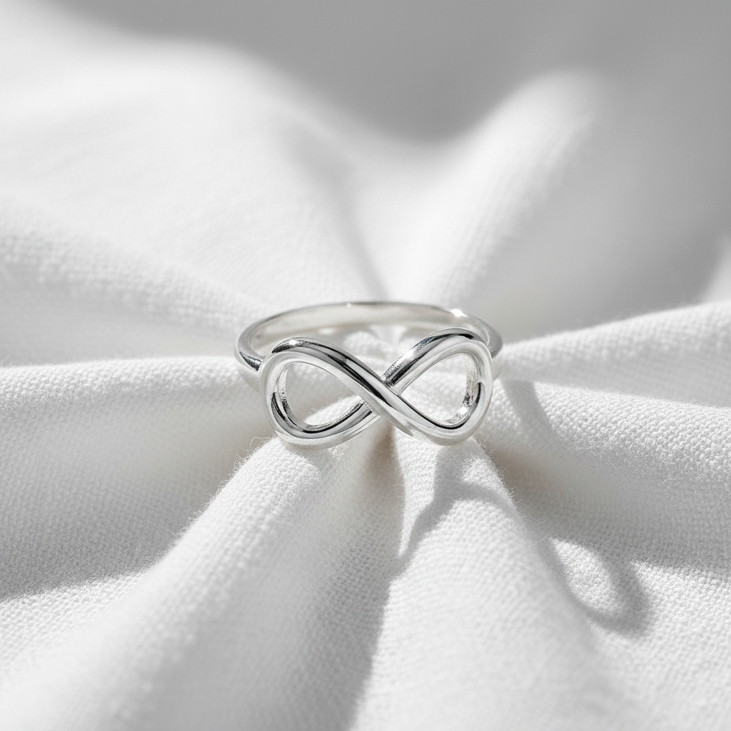 Sterling Silver Infinity Stackable Ring, 2mm | SilverCloseOut