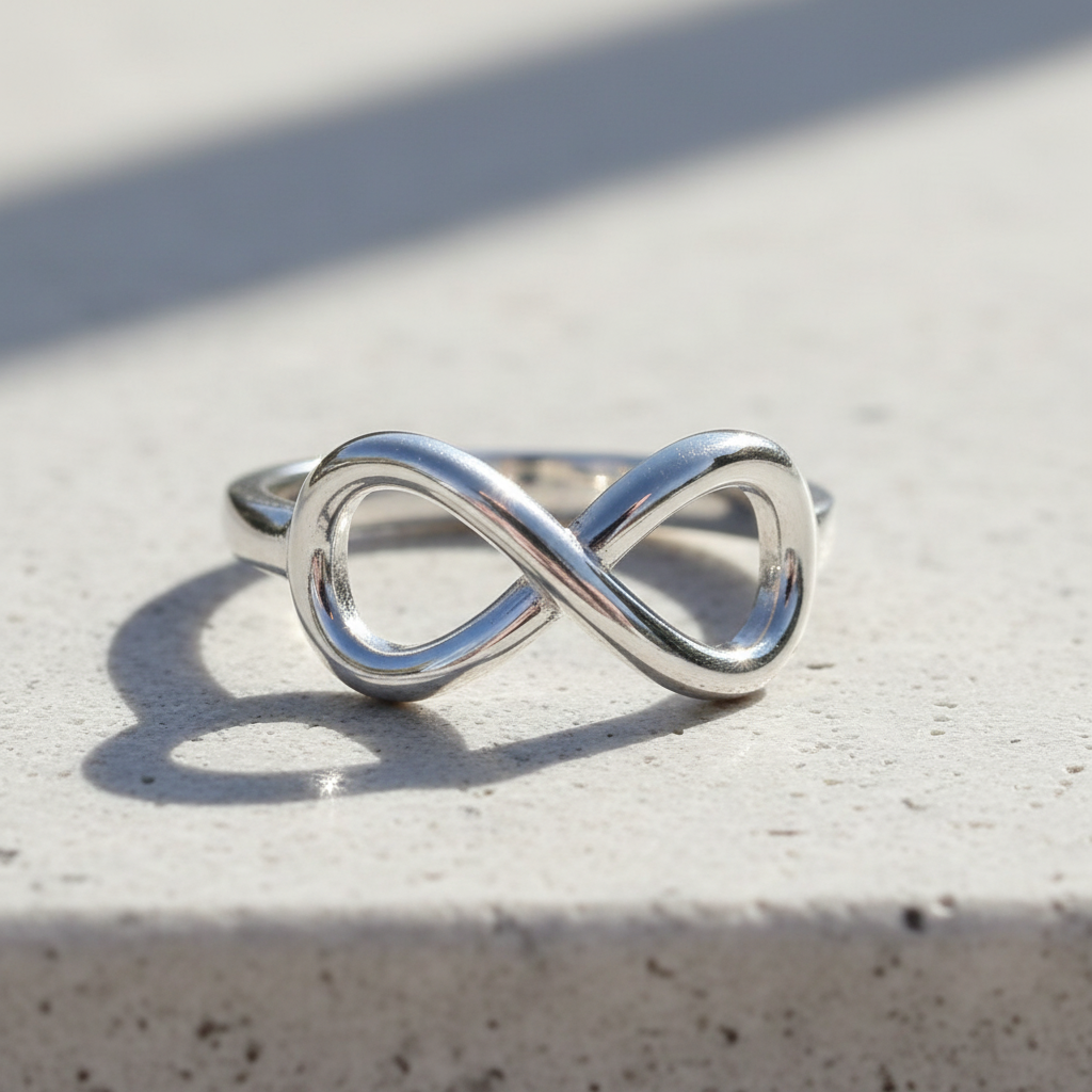Sterling Silver Infinity Stackable Ring, 2mm | SilverCloseOut