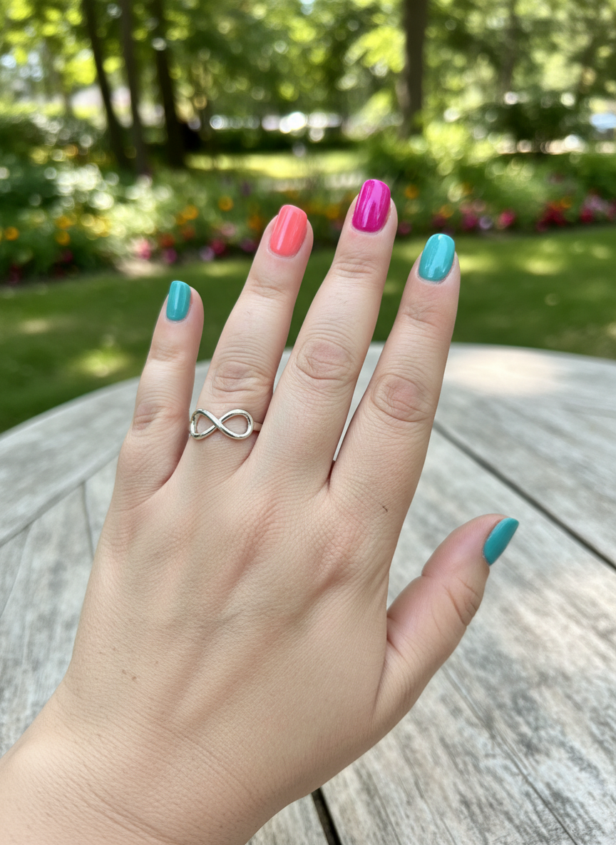 Sterling Silver Infinity Stackable Ring, 2mm | SilverCloseOut