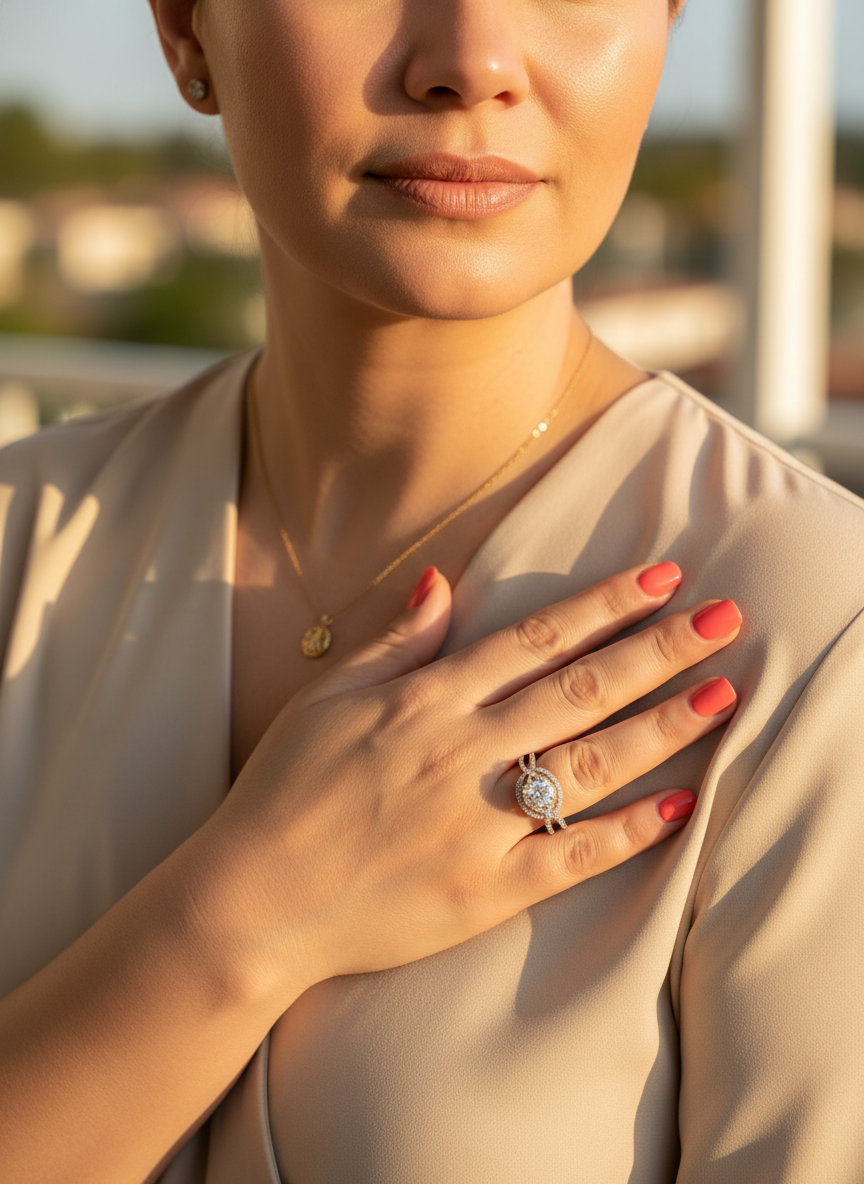 Sterling Silver CZ Fancy Solitaire Ring | SilverCloseOut