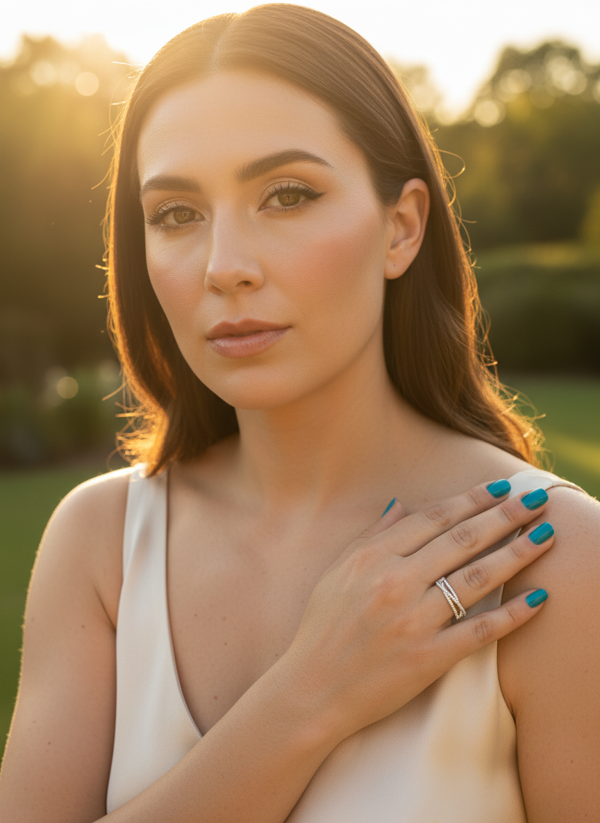 Sterling Silver CZ Wrap Around Thread Ring | SilverCloseOut