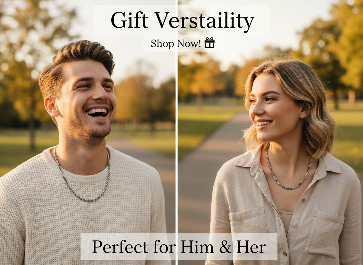 Hypoallergenic Unisex Stainless Steel Spiga Wheat Chain Necklace - 4.0MM  20" - 30" Length