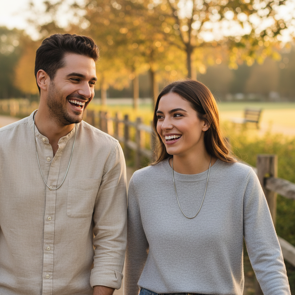Stainless Steel Unisex Dainty Box Chain Necklace - 1.5mm Width (Available Lengths 16" - 30")