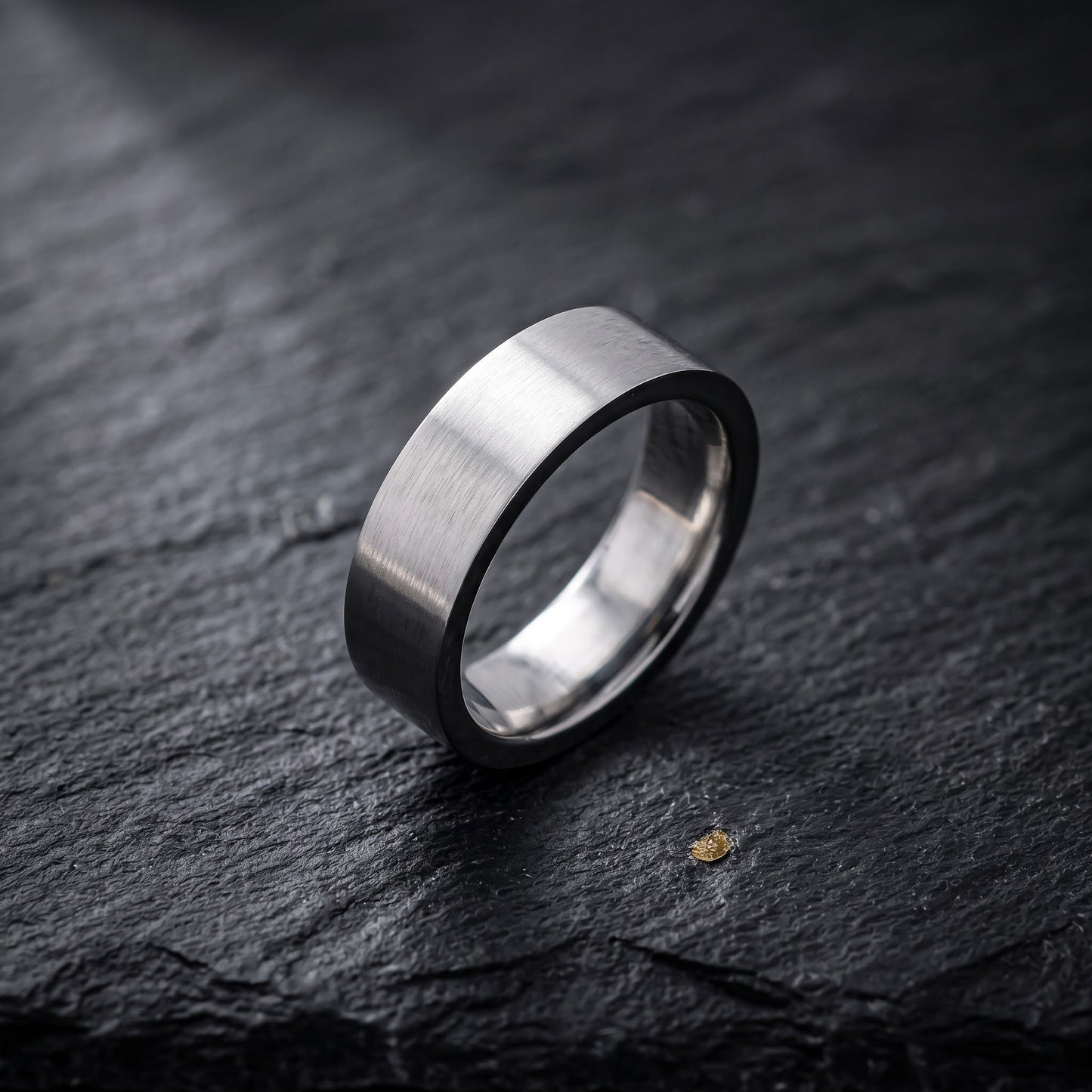 Stainless Steel Men's 6mm Classic Wedding Band Ring, Comfort Fit, Gift for Him view 1