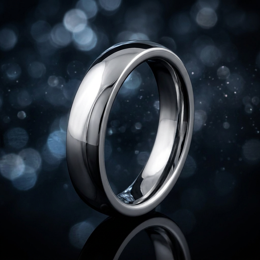 Stainless Steel 3.9mm High Polish Comfort Fit Wedding Band for Men and Women life4
