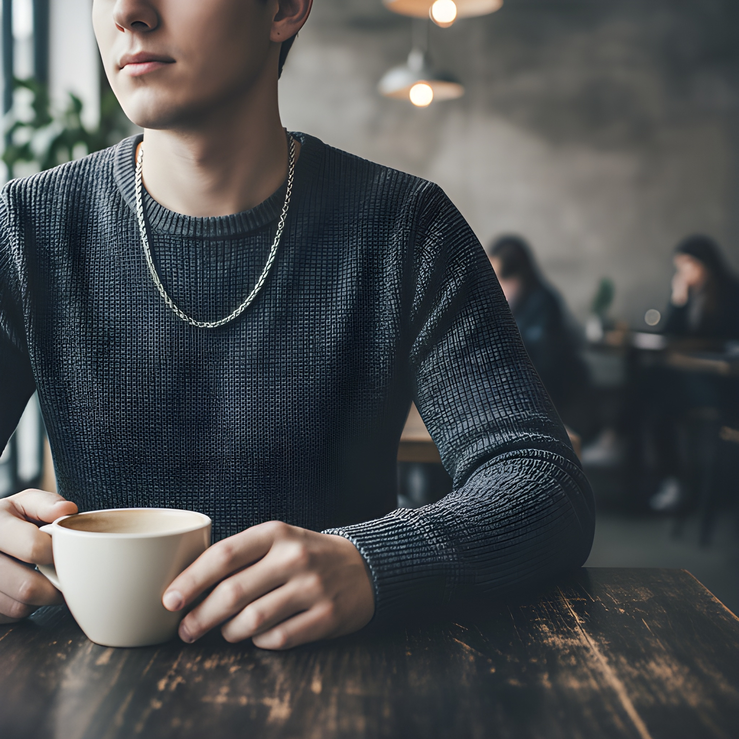 Stainless Steel Unisex Durable Everyday Cable Chain Necklace 3.1MM 16-36 Inch Lengths