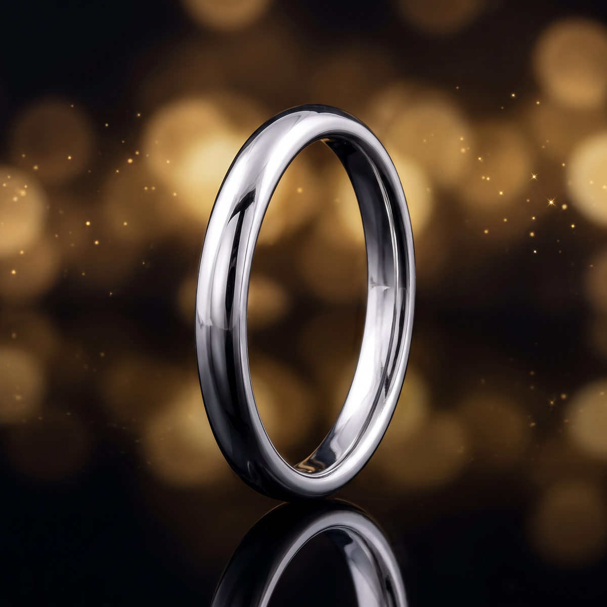Sterling Silver 2mm Classic Dome Wedding Band Ring, Unisex life4