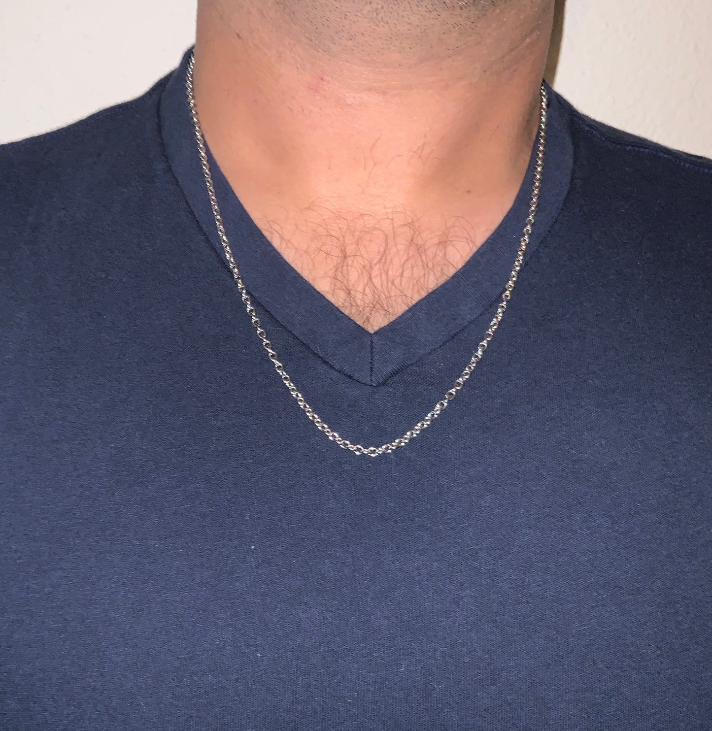 Stainless Steel Unisex Durable Everyday Cable Chain Necklace 3.1MM 16-36 Inch Lengths