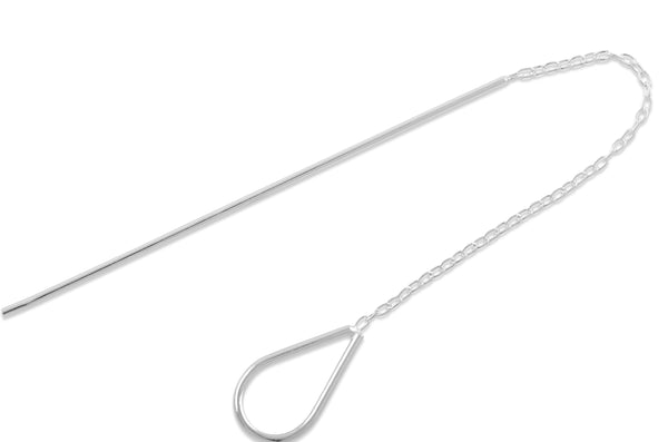 Sterling Silver Drop Threader Earrings