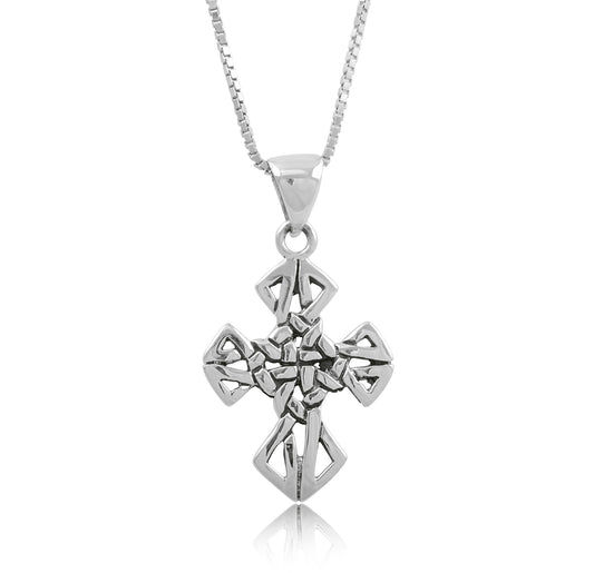 Sterling Silver Celtic Cross Necklace