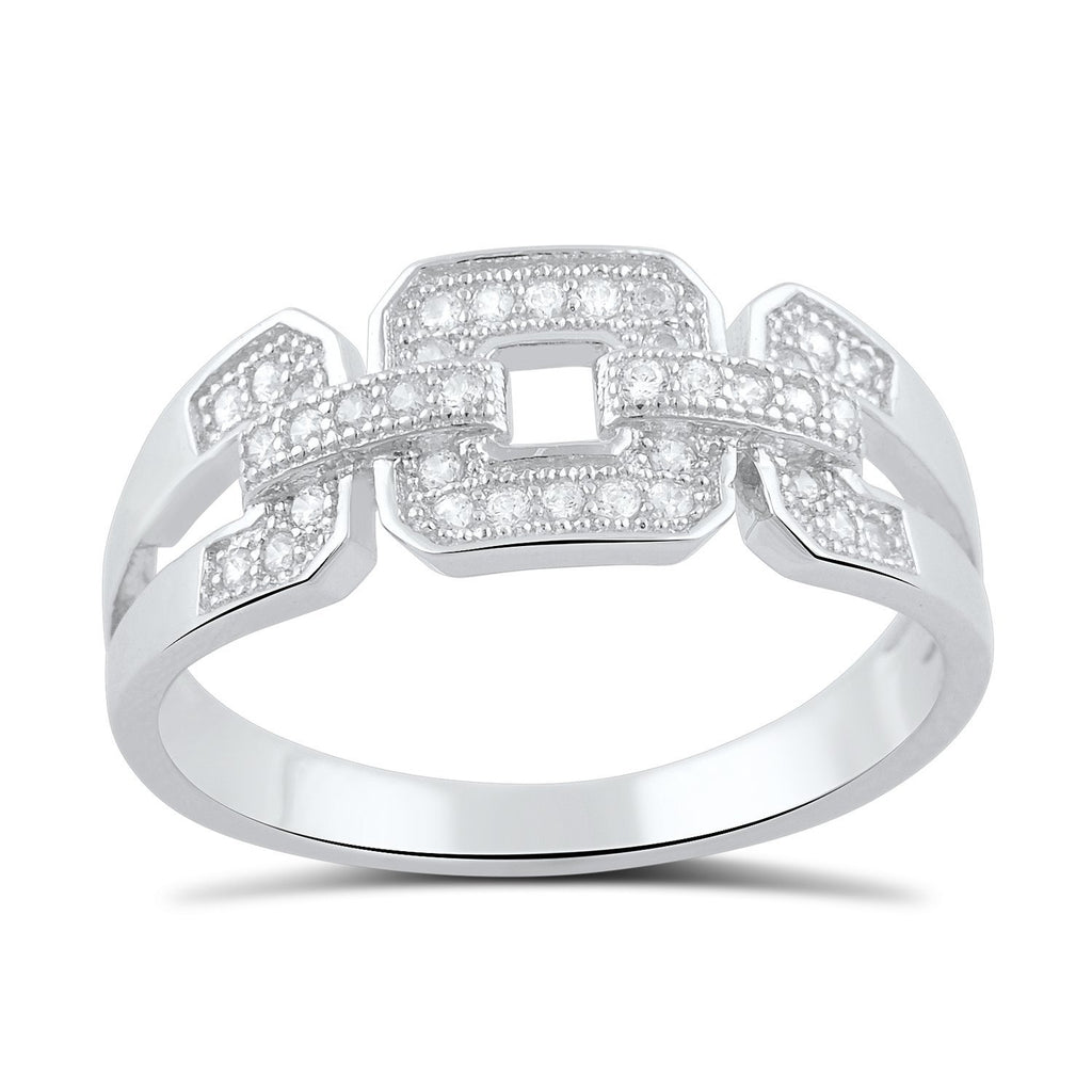 Sterling silver 2025 simulated diamond