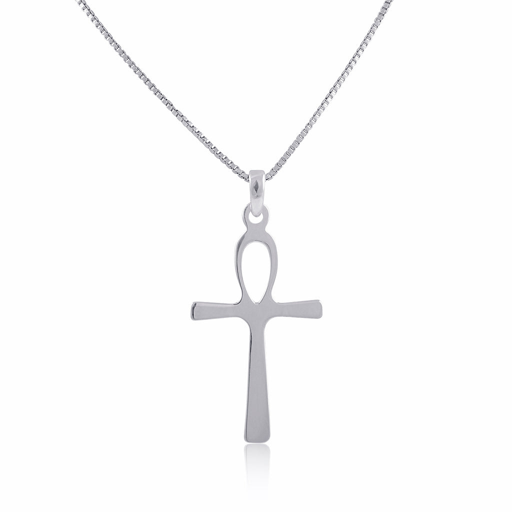 Sterling Silver Egyptian Cross Ankh Necklace