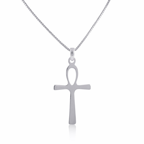 Sterling Silver Egyptian Cross Ankh Necklace