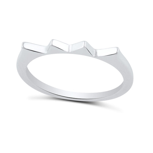 Sterling Silver Stackable Spike Ring  2mm - SilverCloseOut - 1