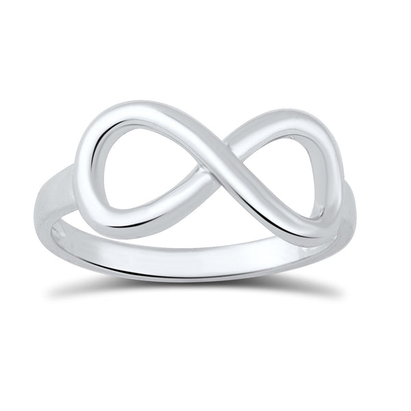 Sterling Silver Infinity Stackable Ring  2mm - SilverCloseOut - 2